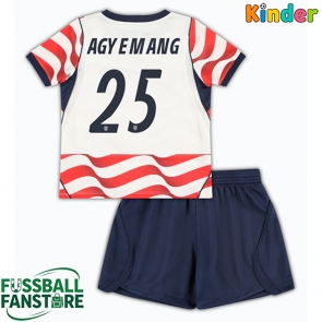 Vereinigte Staaten Patrick Agyemang #25 Replik Heimtrikot Kinder WM 2026 Kurzarm (+ Kurze Hosen)